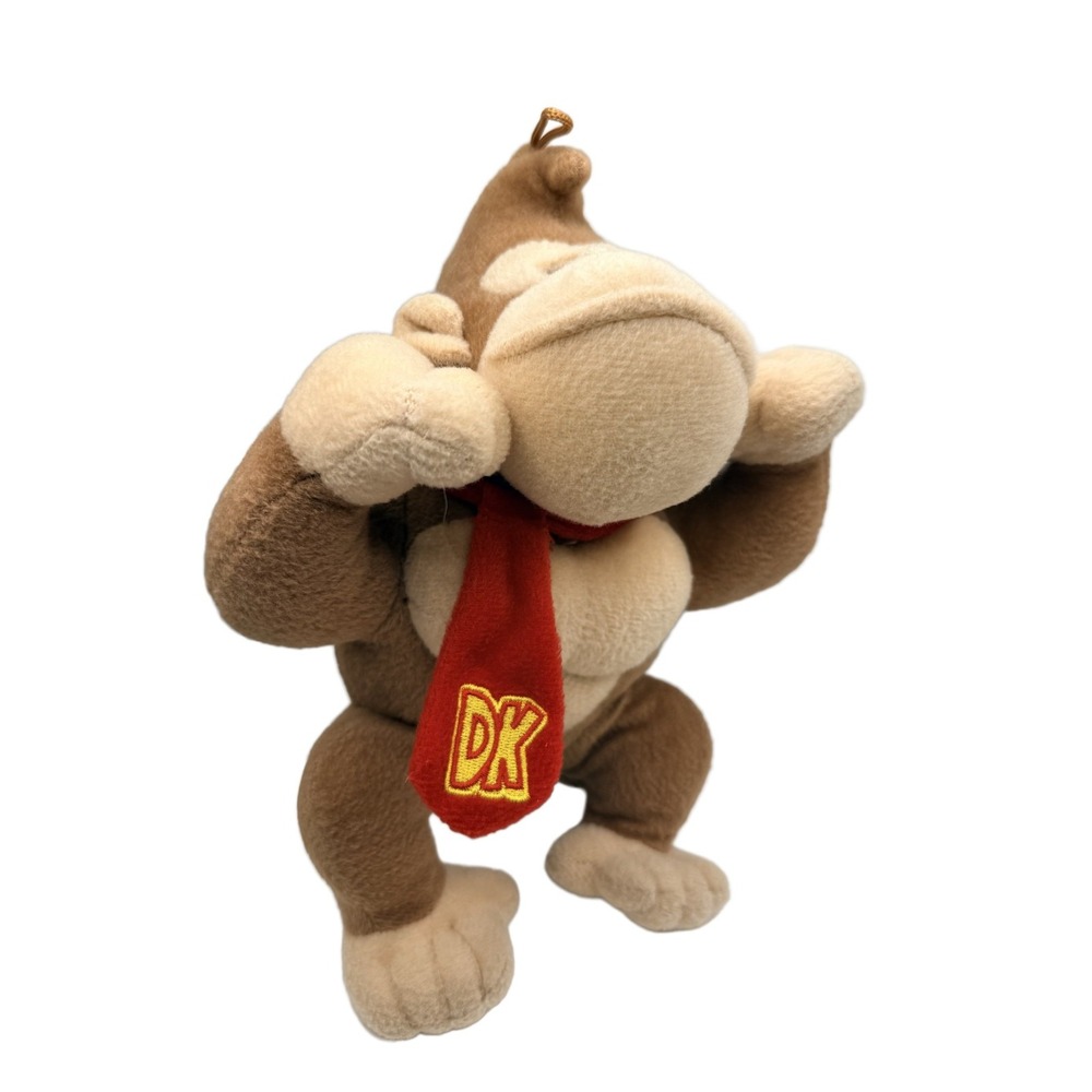 Nintendo Donkey Kong Plush Toy Super Mario Bros. Small Brown 2023 Washable